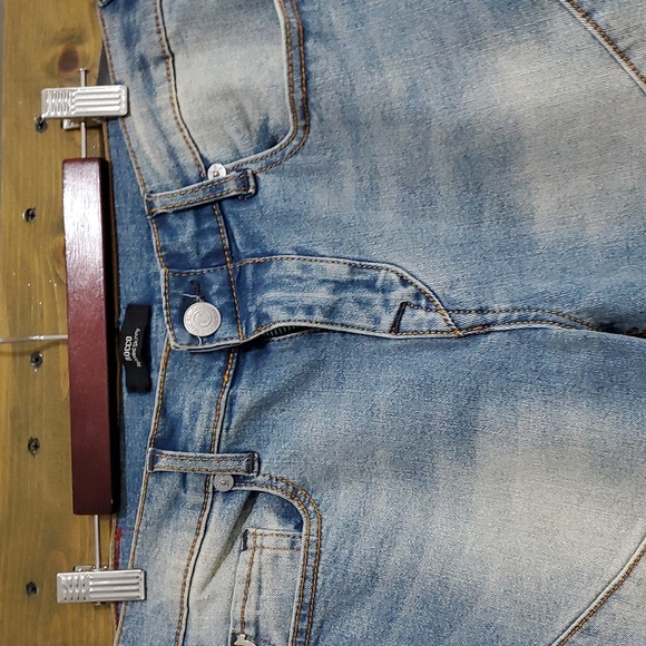 NEW TRUE RELIGION Rocco Moto Relaxed Skinny DENIM JEANS WAIST 28 INSEAM - Picture 2 of 9